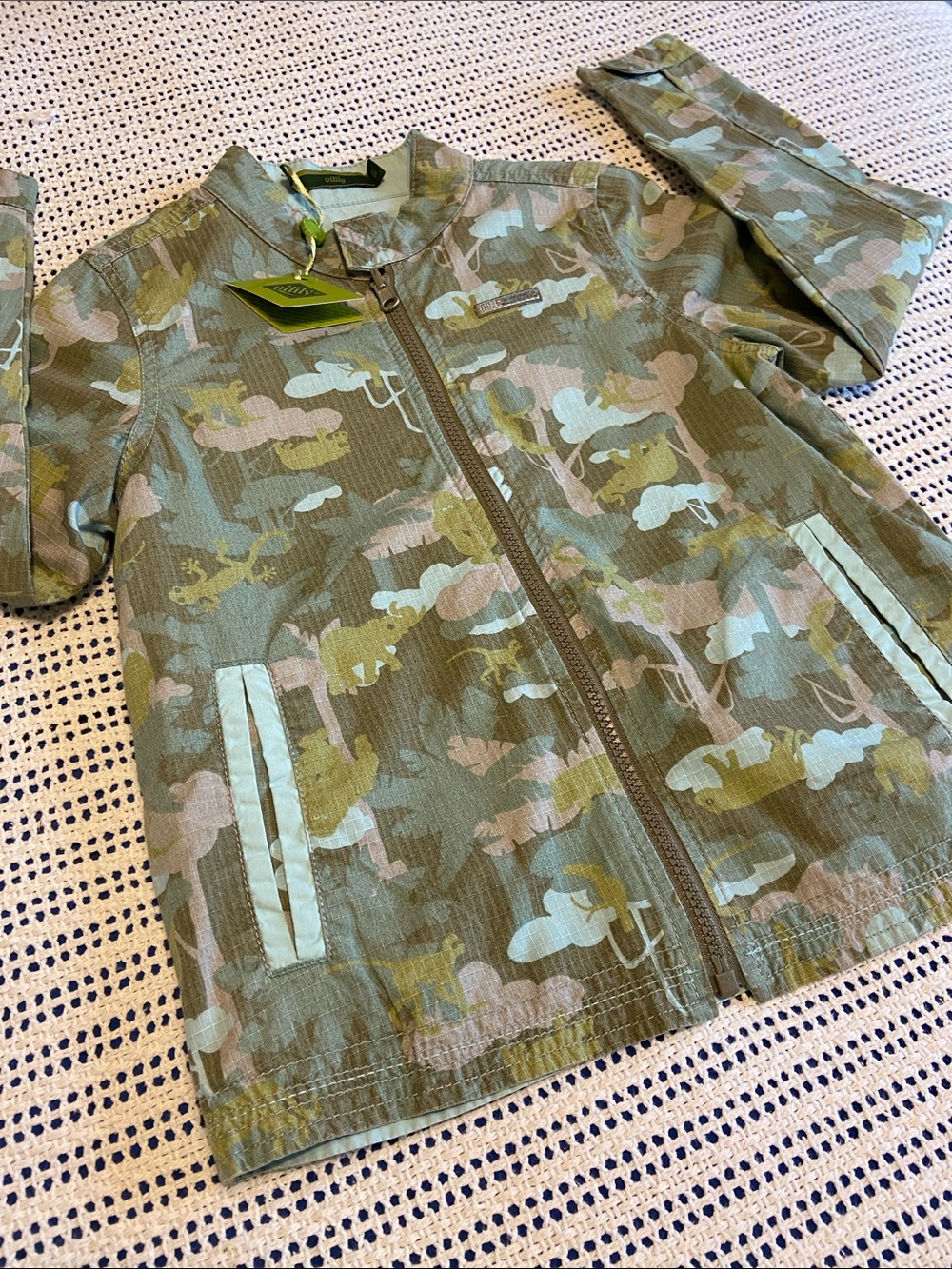 Oilily Kids Camo Ripstop Wildlife Research Full Zip-Up Size 7- 8 year old child - Picture 3 of 16